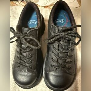 Dr. Martens Black Leather Lace-Up Booties